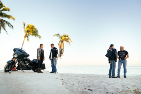 USA Key West Florida mit Harley Davidson